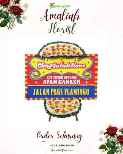 Bunga Papan Congratulation di Trunamanggala